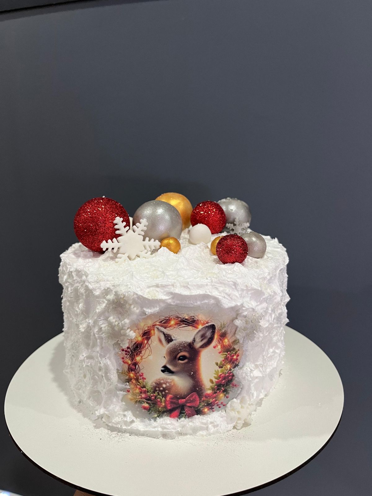 Yılbaşı Temalı Pasta