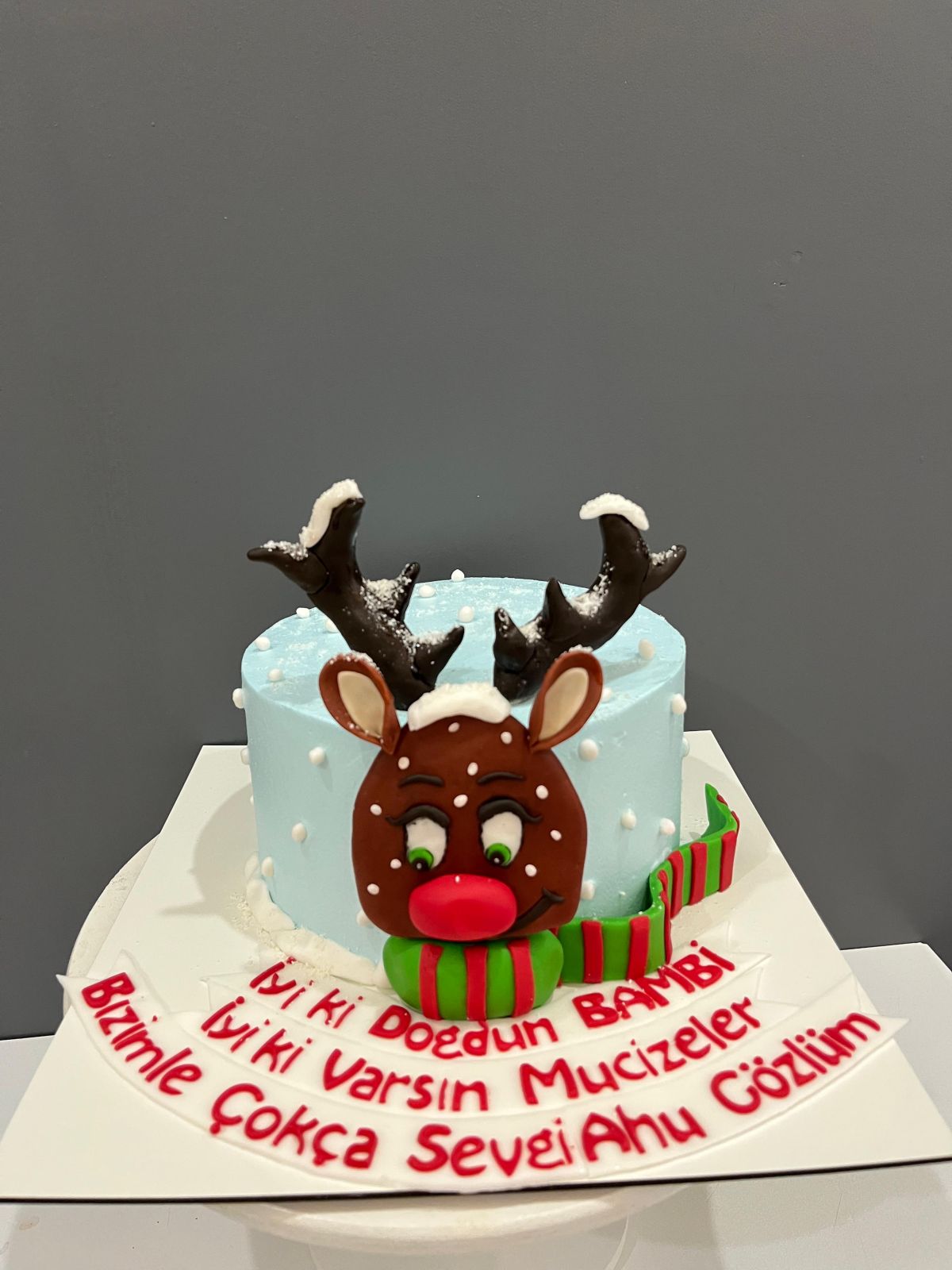 Yılbaşı Temalı Pasta 