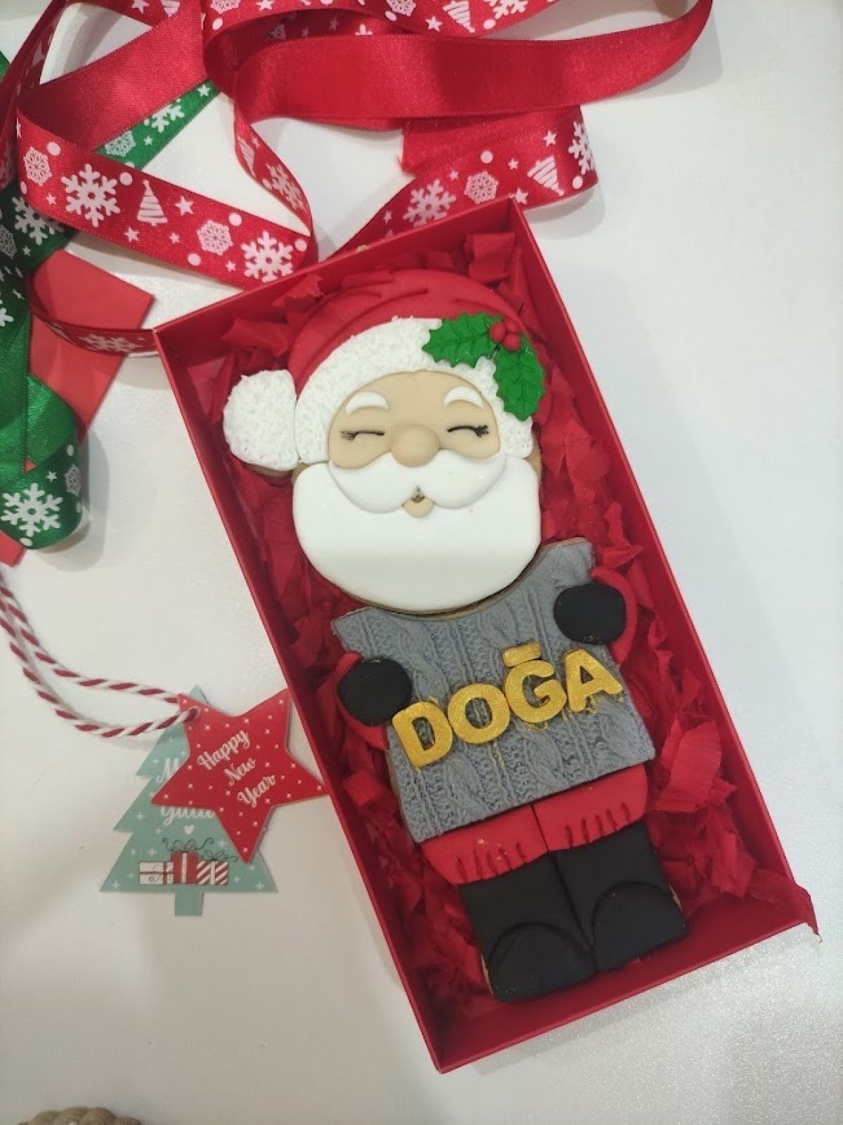 Noel Baba Detay Yılbaşı Kurabiyesi | Tatlı Rota