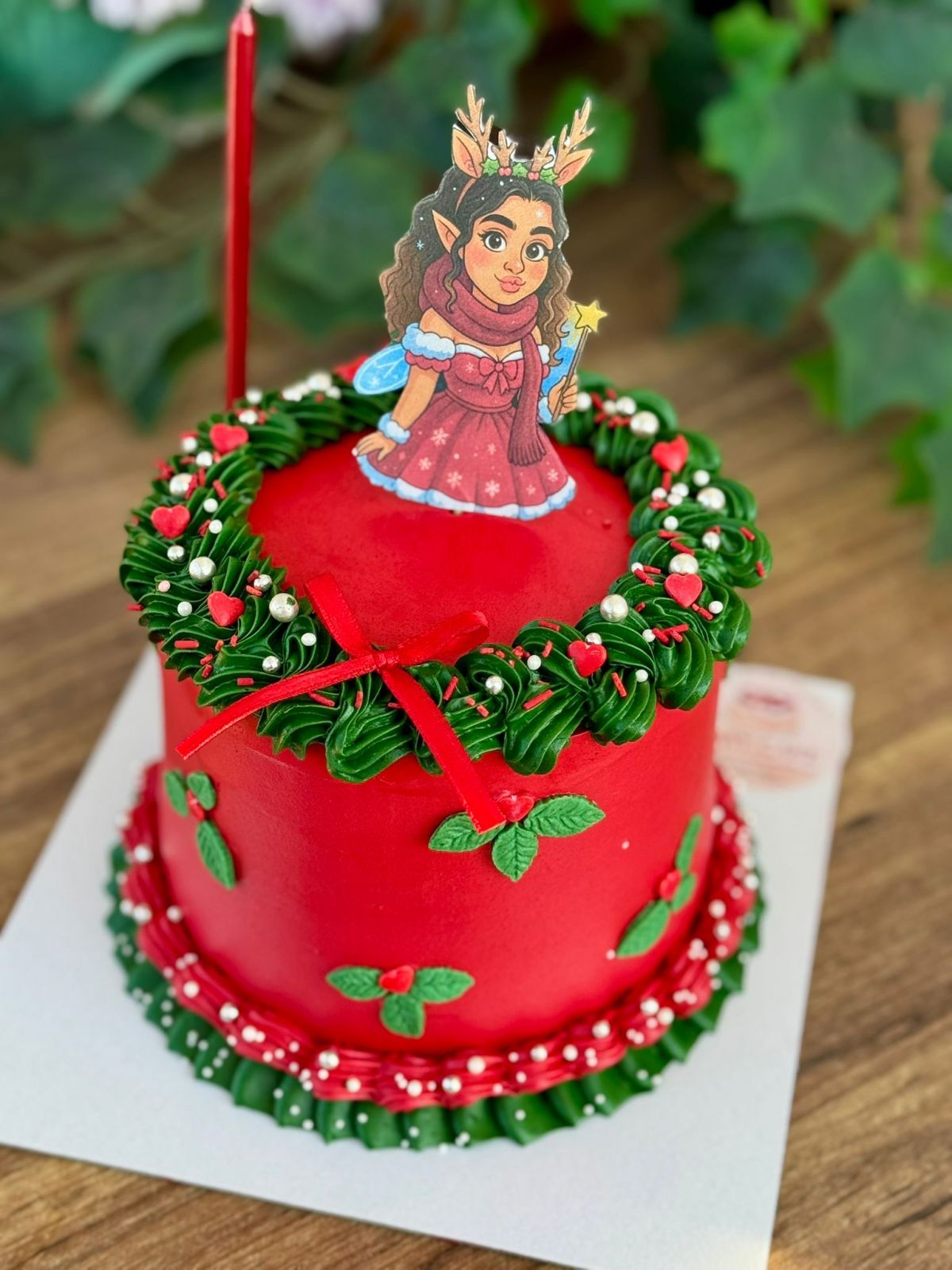 Christmas Temalı Pasta