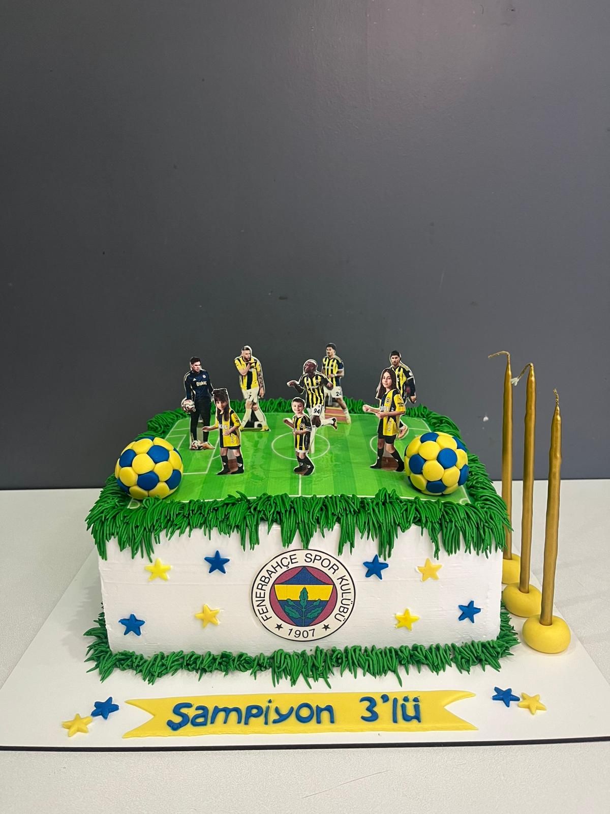 Futbol Temalı Pasta